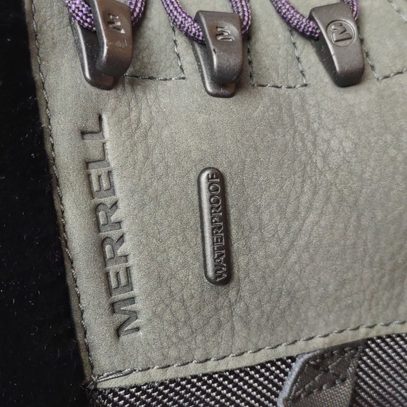 Merrell Thermo Rhea Mid Waterproof Snowboots In Women's Size 9 - Picture 2 of 16